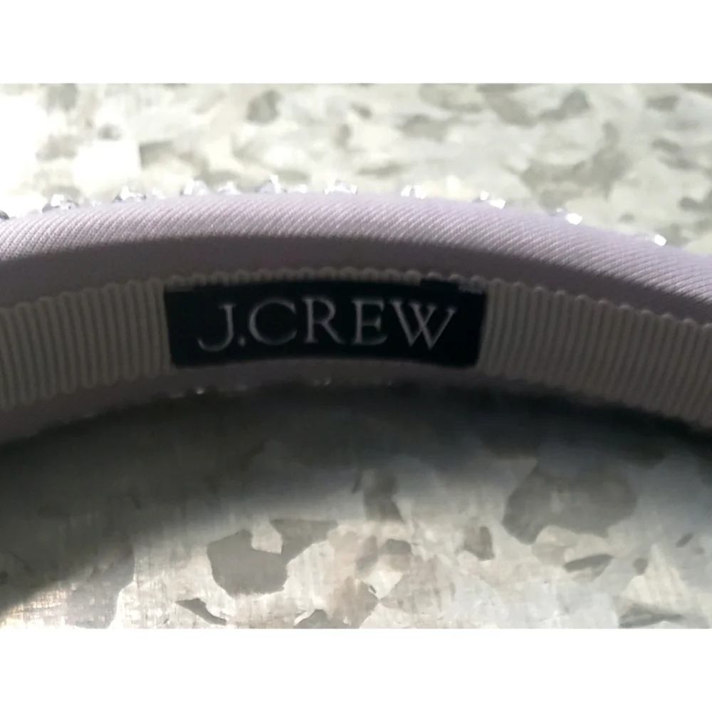J.Crew Rhinestone-studded headband